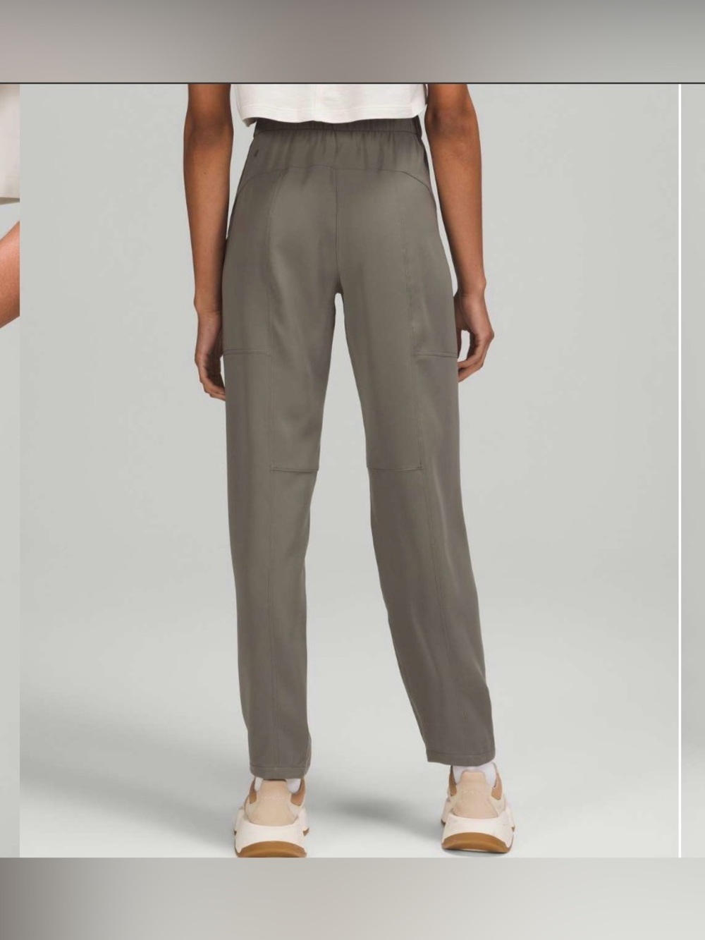 Lululemon Dynamic Days Travel Pant Grey Sage Size 26 Comfy Quick Dry Sleek Casua - Picture 2 of 9
